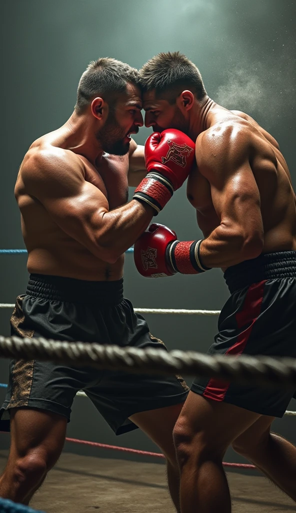 Then a man headbutts him during a boxing match. - SeaArt AI