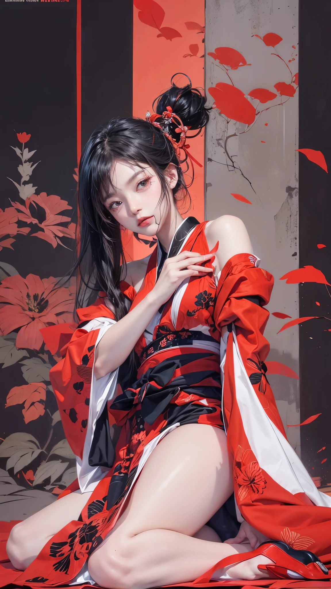 8k Tragic historical drama in live-action style: Beautiful palace secrets　Beautiful Chinese 10 year old kung fu girl with long black hair gets fucked by demon king　Gorgeous embroidery, Ultra glossy, She is wearing a shiny red long-sleeved floral kung fu suit....　　She cries loudly and is made to lie on a floral futon and has a penis inserted into her　She spreads her legs wide