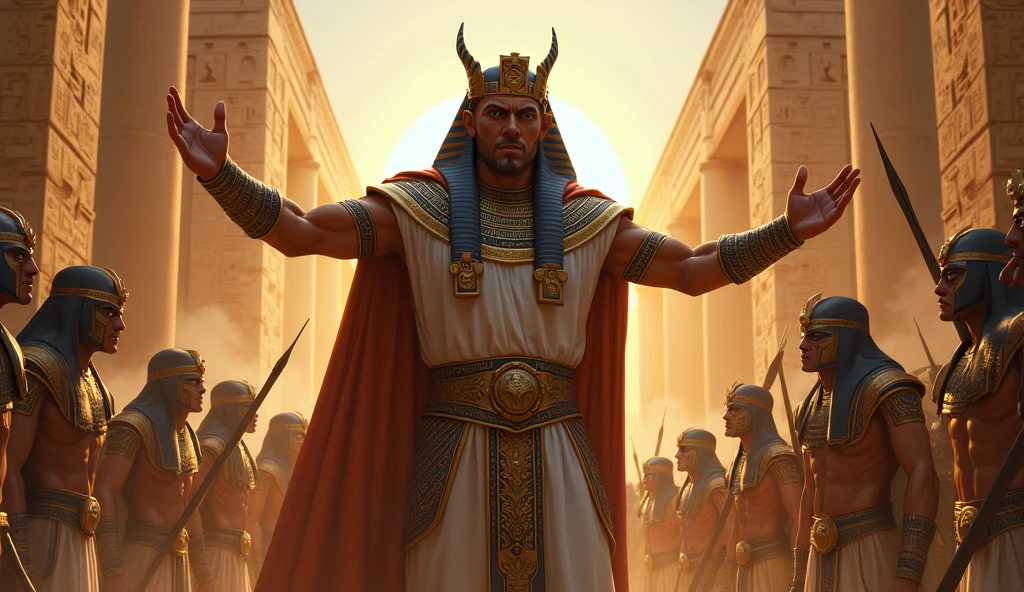 "A detailed image of Crassus attempting to bribe his Parthian captors with gold coins. The Parthians look insulted and unimpressed by his offer."
Size: "1024x1024"