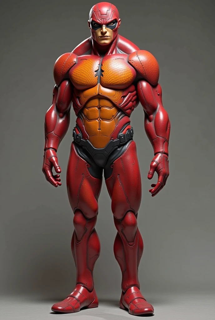 Venom, Strong body, young, medium build, medium belly, medium cock, sexually stimulated face, standing pose, white background.