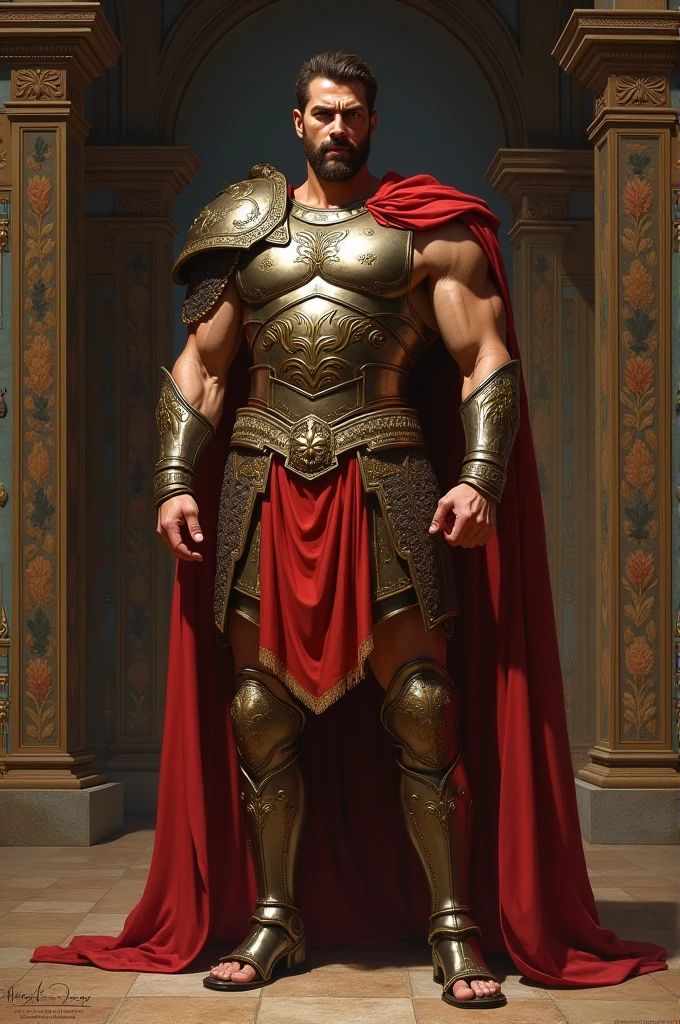 (Best Quality)), ((Masterpiece)), Henry  cavill, sexual ,erotica,sex,real,hyperrealistic, big thick and erect penis dripping semen,long legs,  bare feet,Standing upright,full shot image 