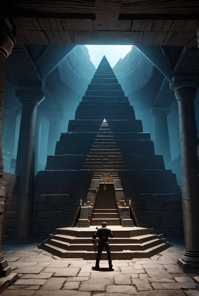 Inside the Pyramid of King Gufu，grave