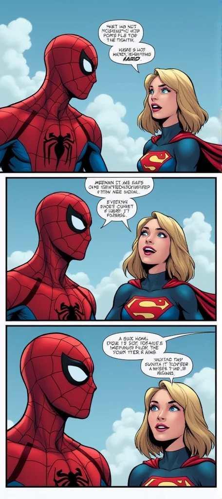 new modern style comics books, Storyboard of spider man death of Gwen Stacy memory