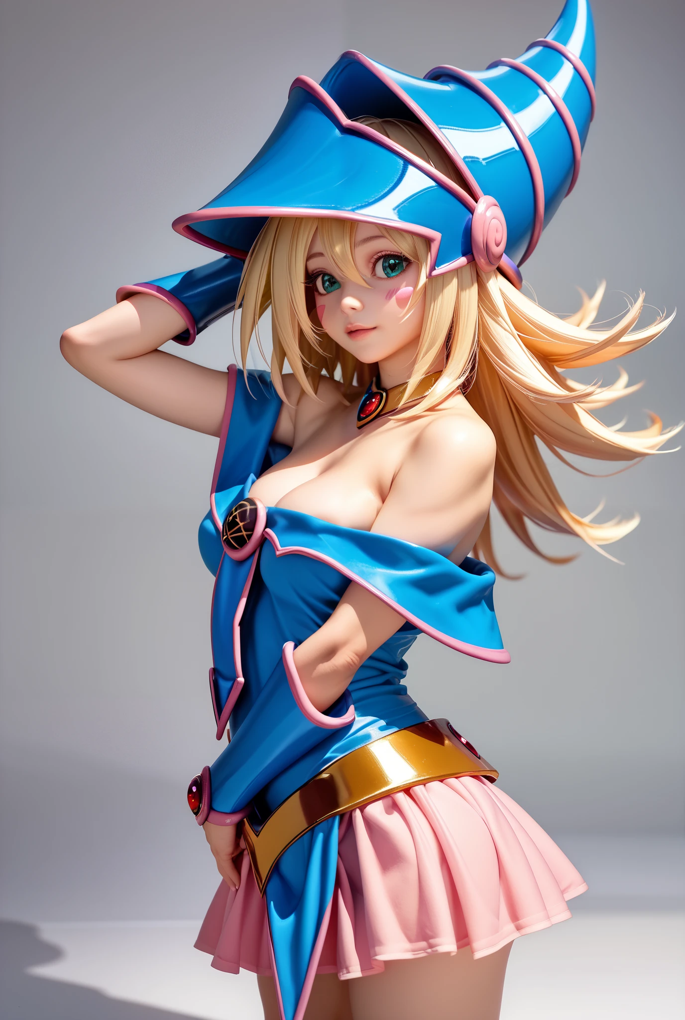 R18, sexy, dark magician girl,((((real)))), ((((show off pantie)))),、(((under wear model)))、(( without standing)) 8k octane ,  Portrait Photos ,  ((pretty girl))、 slender、real、  beautiful Japanese girl , ((座っている))