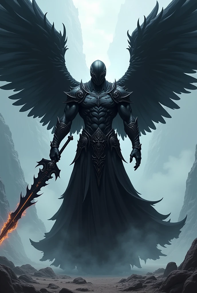 (papel de parede 8k extremamente detalhado), An average photo of angel necromancer, intrincado, alto detalhe, Dramatic