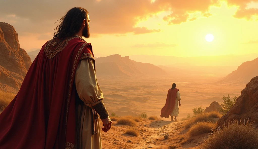 King Ahab is looking for Elias.   Old Testament