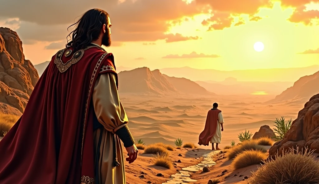 King Ahab is looking for Elias.   Old Testament