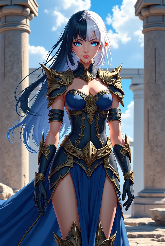 girl from an ancient civilization,1girl,monstergirl,goddess from ancient civilization,female,((milf,mom,mature,mature woman,45 years old female,adult)),
((((blue body, blue face, completely blue skin, completely see-through body and skin,translucent skin)))),(large breasts:1.4),saggy breasts,((((blue hair)))),(((blue_eyes:1.3))),intricate eyes,beautiful detailed eyes,symmetrical eyes,big eyes:1.5,(((lustrous skin:1.5,bright skin: 1.5,shiny skin,very shiny skin,shiny body))),(spider lower abdomen,narrow waist,wide hip,athletic body,inflated legs,thick thighs,bimbo body,(detailed face)),navel,uncensored,beautiful detailed lips,((huge dragonfly wings:1.2)),(((intricate wings))),
cute,slutty,sensual,seductive look,seductive,((erotic)),opulent,sumptuous,(nsfw),
(((very tiny armor:1.3))),((Anubis Spartan Helmet))
dynamic pose,looking at viewer,embarrassed,centered,scale to fit dimensions,Rule of thirds,
outdoors,pillars,((pillars background,aztec palace,aztec palace background,pyramids in the background)),scenery,extremely scenery,(puddles everywhere,moss,moss on the background),sunset, golden hour),
(Glossy aztec ornaments),highres,sharp focus,(ultra detailed,extremely detailed),(photorealistic artwork:1.37),(extremely detailed CG unity 8k wallpaper),(((vibrant colors,vibrant theme))),(intricate),(masterpiece),(best quality),artistic photography,(photography taken by sldr),(intricate background),perfect rendered face,perfect face details,realistic face,photo realistic,((intricate detail)),(((realism))),