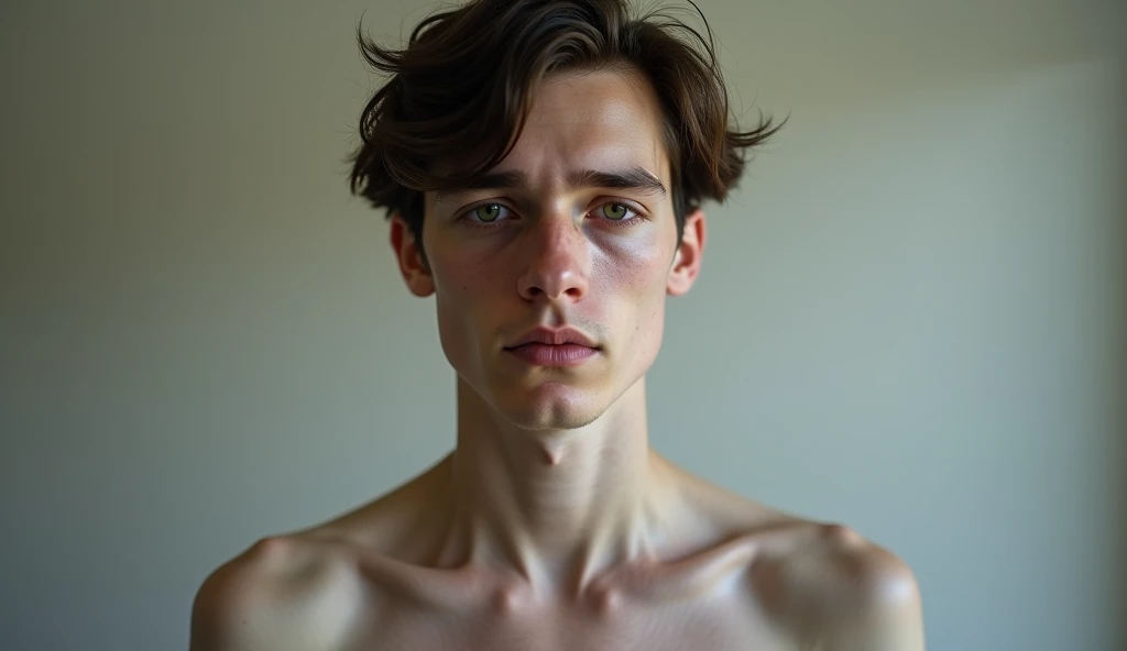 Avatar of a poor white young men , naked, nude, penis 
