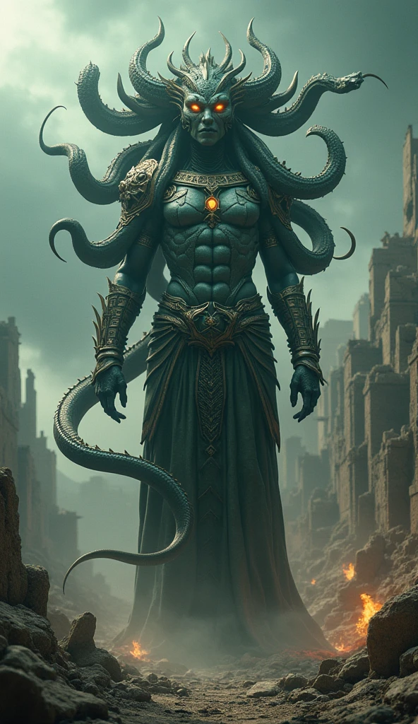 A humanoid mahoraga, artwork