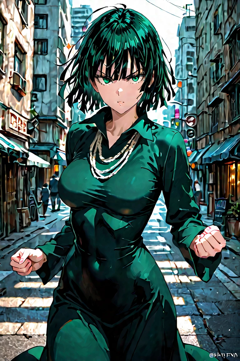 1girl,fubuki,city,one punch man
 , (masterpiece:1.2), (best quality:1.2), (very aesthetic:1.2), (absurdres:1.2), (detailed background), newest, intricate details,