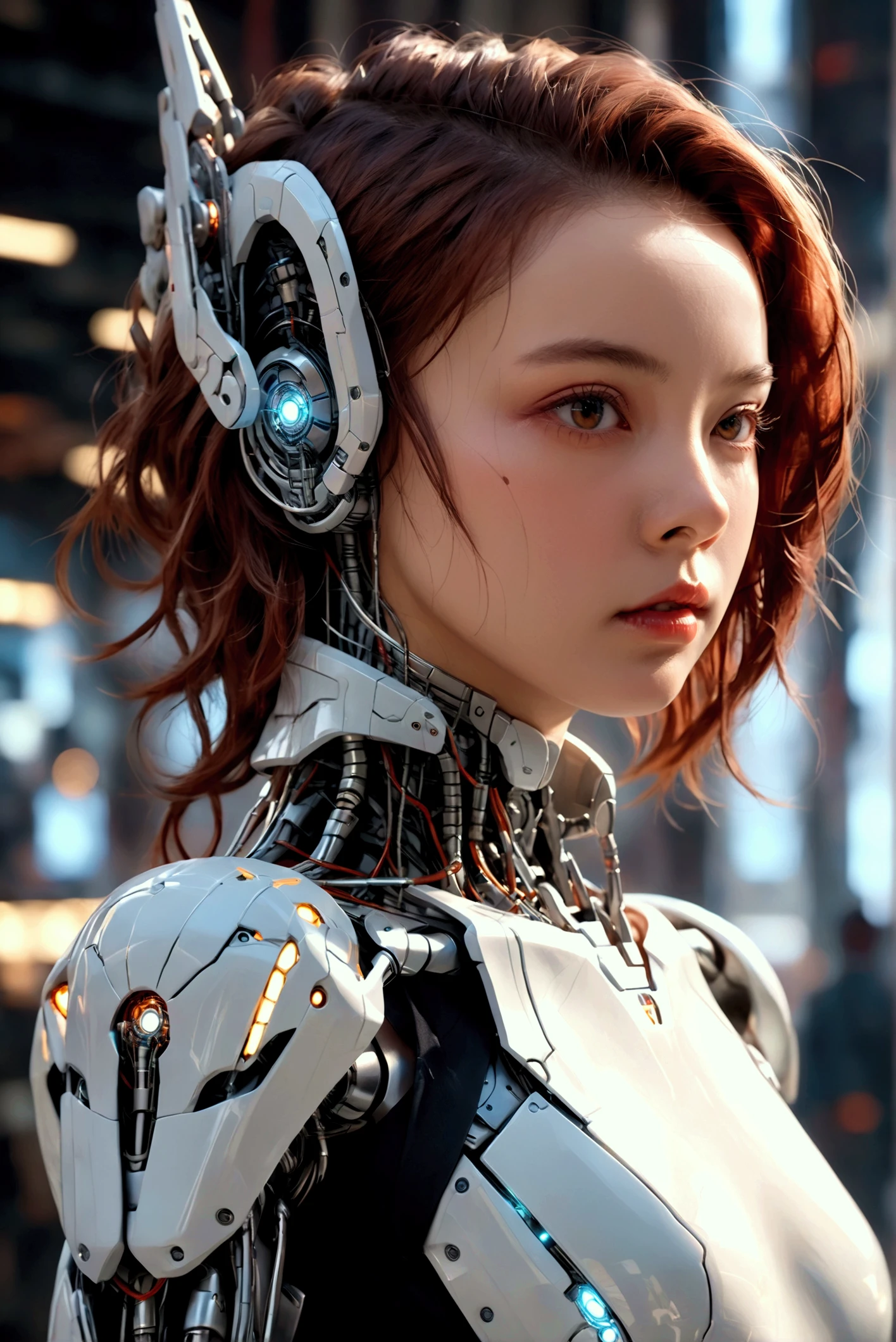  woman , Cyborg, женщина-Cyborg,  high detail,  masterpiece fails,  best quality , futurism ,  dynamic shadows ,  cinematic style,  high detail лица 