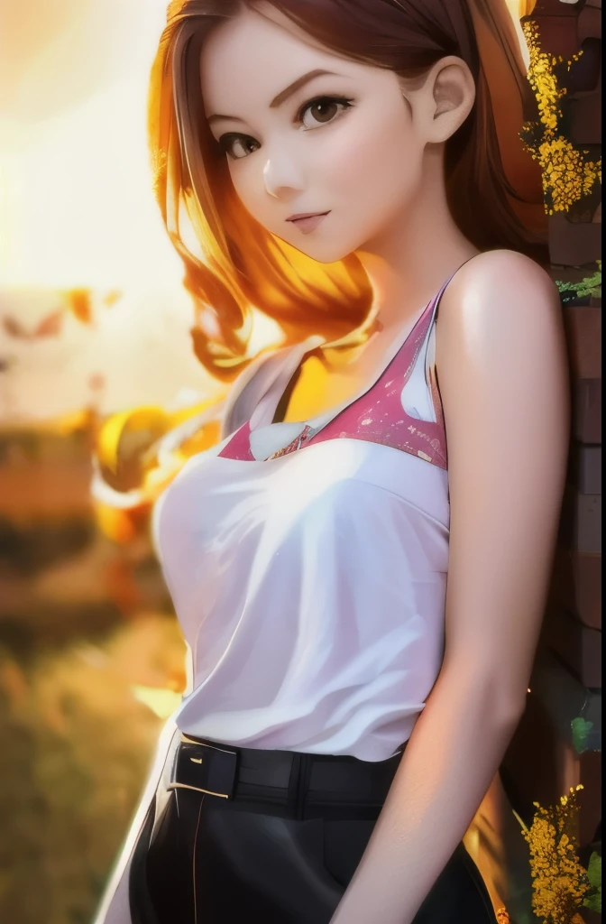 high quality, perfect lighting, detailed face, detailed body, 1 girl, solo, (tight body), standing ,