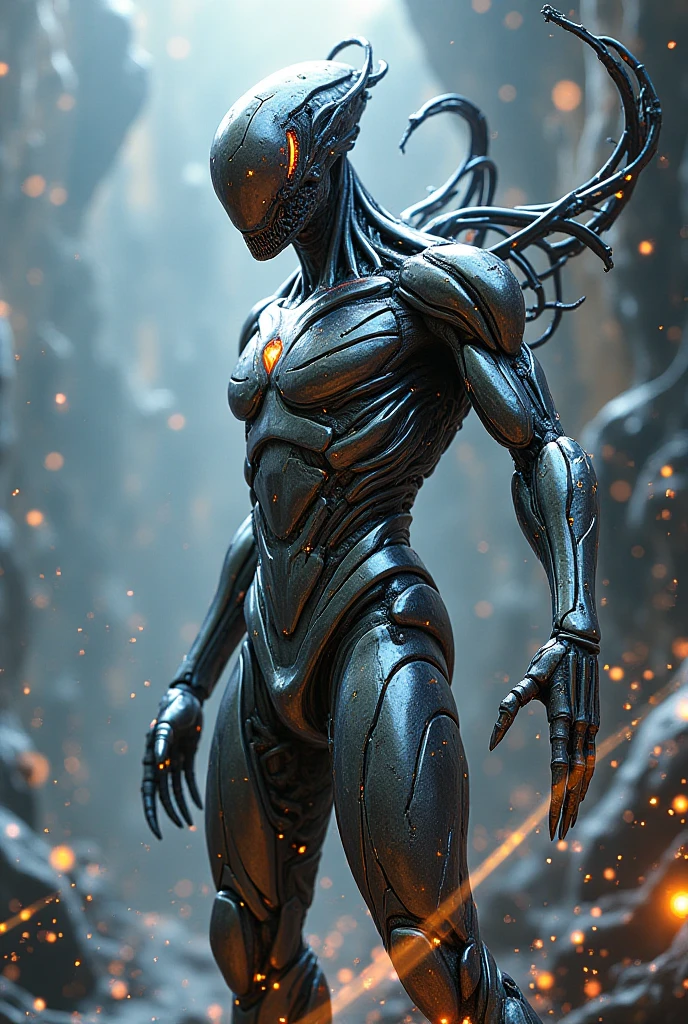 Gárgula, Gótico, pesadelo, corpo inteiro, pose de ataque, H. R. Giger, xenomorph, high detail, Gothic art, Hyperrealism, god rays, ray tracing, backlighting, film grain, UHD, masterpiece, anatomically correct, textured skin, super detail, high details, 8k, best quality, award winning