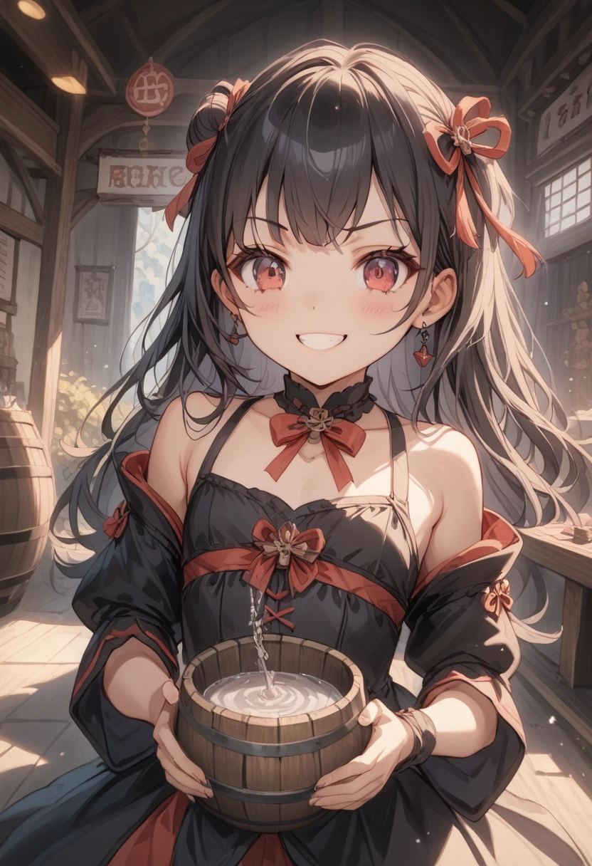 1girl, high quality, best quality, masterpiece, japnese house interior , rating_safe,
<lora:tiona-pdxl-nvwls-v1:1> tiona hiryute, black hair, dark-skinned female, short hair, hair tubes, hair between eyes, small breasts,
<lora:oni_girl_pony:1> oni, horns, oni horns, skin-covered horns, fangs,
drunk, shiny skin, love, in love, happy, light smile,
black yukata,
<lora:hand 4:1>, hand person
zPDXL,