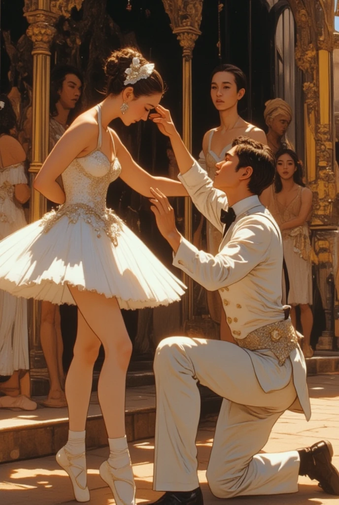 Beautiful men and beautiful women,The man is wearing a white tailcoat, The woman is wearing a white ballroom dress, dance gracefully, model body shape, Losing weight,long limbs,good style,Couple Dance, Dancing to each other, wearing a white dress, Ballroom dancing, Dance gracefully on top of you, green background, dancer, quickstep, Run,Two limbs each,full body image,The background is a solid color, dynamic dancing, Sophisticated, Pair dance, 8k quality, Expressing every detail, Pair Couple, Background green, Japan, real, high resolution, Beautiful men and beautiful women, Eyes and nose are clear,
