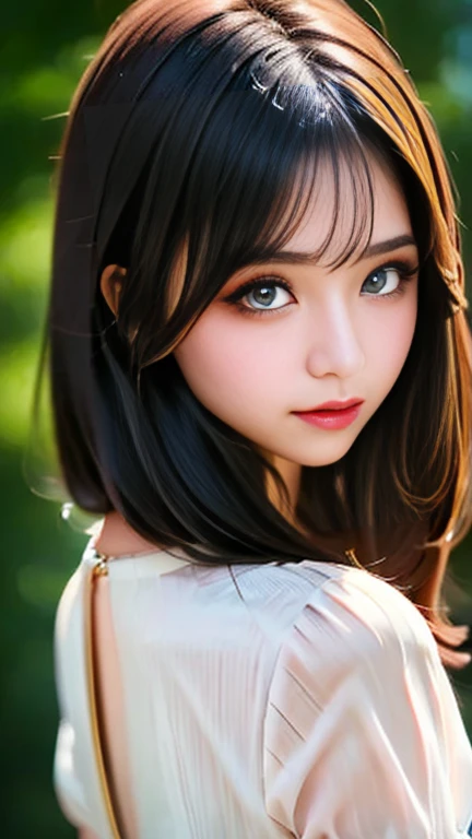 Ultra-Genuineistic、 Super detailed primetime photos 、 最 High Quality 、 8k、Highest Level、   ULTRA - HIGH DEFINITION 、(super beautiful)、( beautiful faces:1.5)、( detailed face :1.5)、(  detailed eyes :1.2)、( Detailed Lips :1.2)、( detailed nose :1.2)、(( clevis on a stone))、( using all kinds of techniques , Any style, Random outfit , choose the color of your eyes , From hair to hairstyle )、( I recommend choosing a sober and perfectly harmonized background for your amazing photos,  LIGHT ON FACE )、( using all kinds of techniques  of combining materials, nature, Artificial, (light, heavy, Air), Metal, Elements and Fantasy Magic, Any style, Whatever you wear,  brown eyes,  dynamic random fancy ,  professional hairstyle 、 medium hair with double swords)、  One Girl :1.4. 22 years old、Fashion supermodel、Genuine:1.66、photoGenuineistic:1.66、( very delicate and beautiful 、 details:1.3)、masterpiece、 最 High Quality 、 ( High Quality )、 (absurdres)、( charming,   PAPARAZZI IS TAKING HER PHOTOSES )、 Contrast、 ( dark shot:1.07)、 Long 2 Blue_ eyelash :1.22、 ( dark_ eyeshadow:1.3)、  dark赤_Lipstick:1.45、((Tender eyes))、 ( dark_ pink_compensate:1.24)、(Matte skin:1.3)、 (((Half Body Shot)))