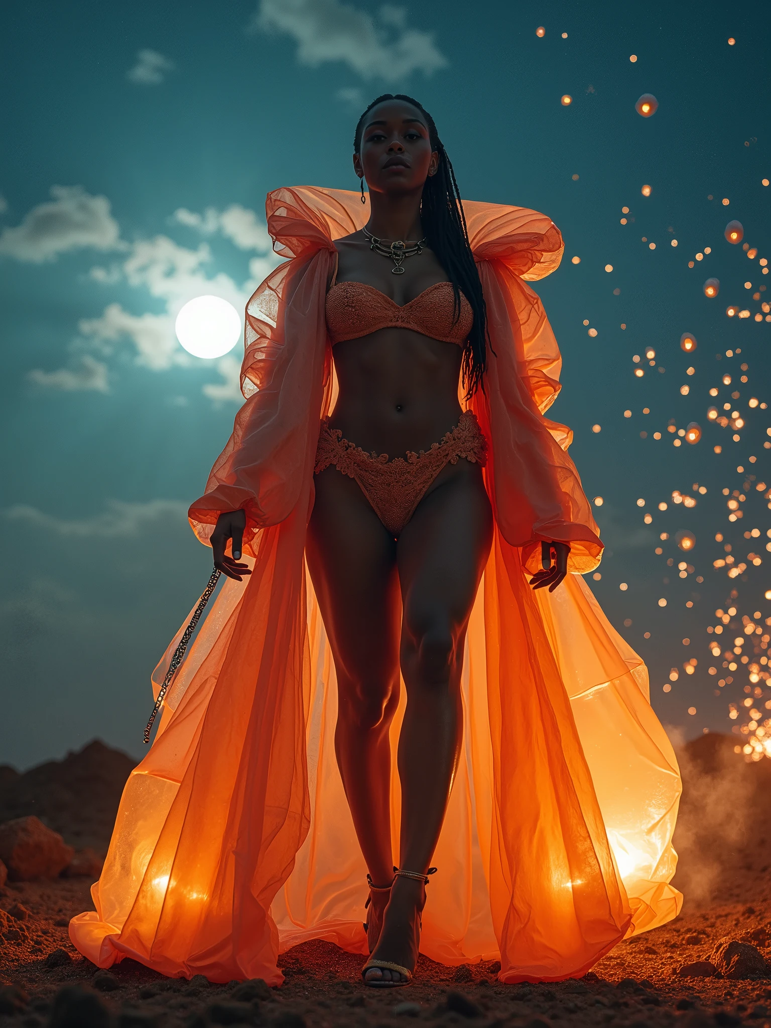 create an image demonstrating the style of ((Cheiron Crush)) style, hyper realism, 8k high definition, vibrant colors, sharp focus, insanely detailed, enormous tits
