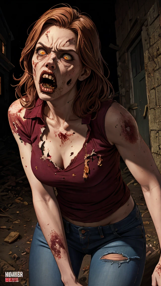 horror, (Rose Leslie) as SilentHillNurse, hat, dress, stockings, short sleeves, faceless female, blood, monster girl, faceless, nurse cap, nurse, blood on clothes, no eyes, horror \(theme\), (1woman), (solo), (full body view), beautiful detailed glow, detailed, cinematic light, intricate detail, realistic, highres, detailed facial features, high detail, sharp focus, smooth, aesthetic, extremely detailed, stamp, octane render