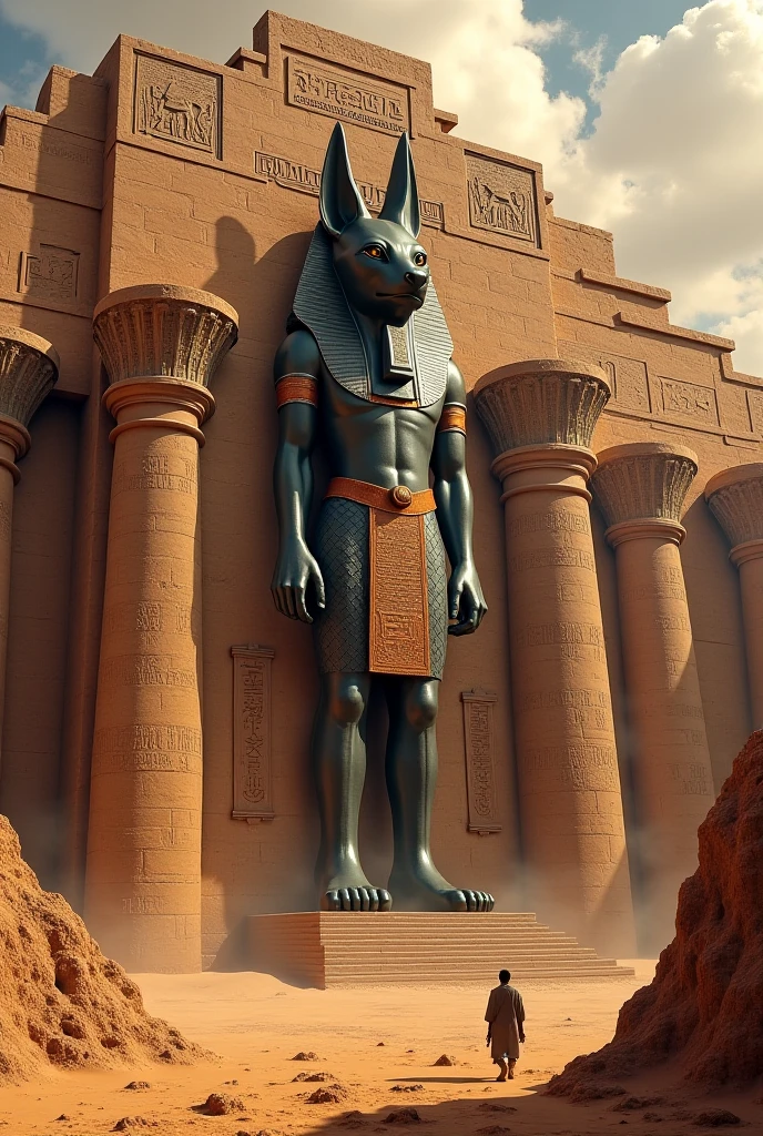 image of anubis, the egyptian god