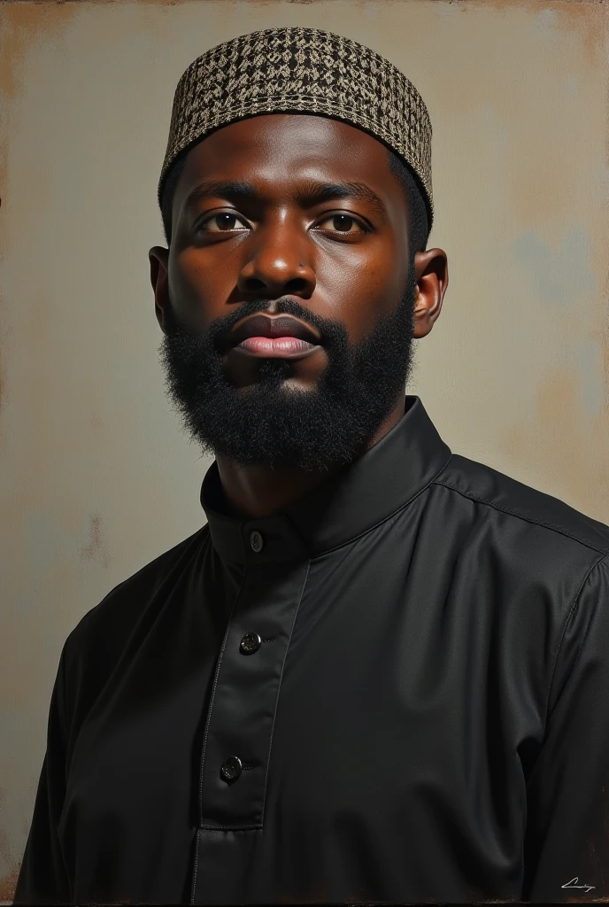 A black muslim man who took