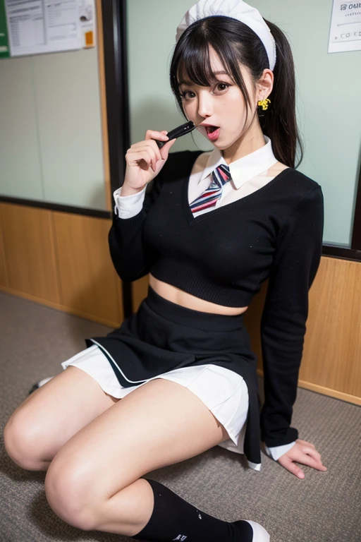 Men licking the thigh of ahegao girls,My body is licked by mens,very orgasm face,very excited violence, ,Age 18, gyaru make, panty, student , uniform, Twisted eyes,open your mouth and stick out your tongue,