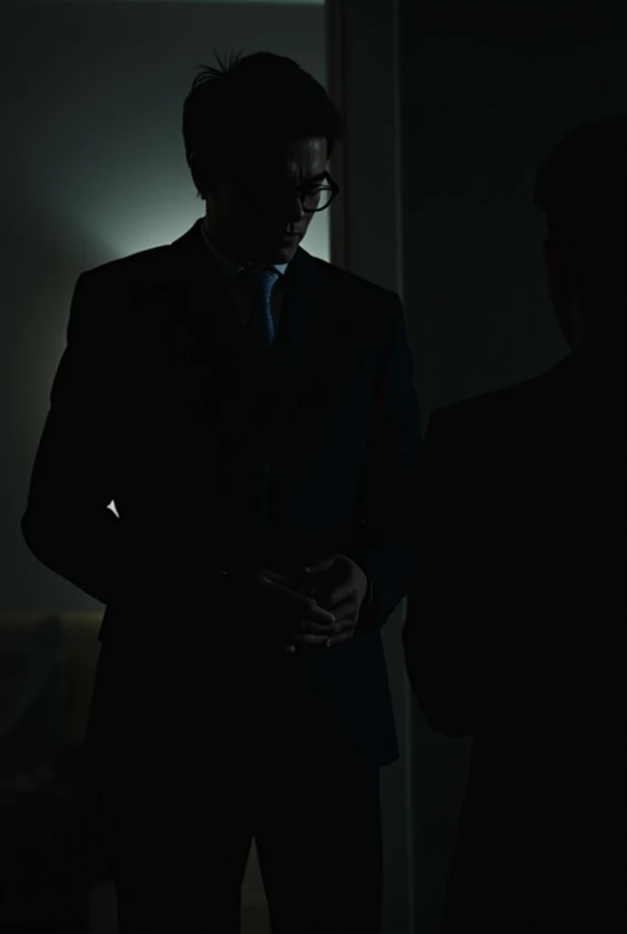 Generate a photo that shows a cheating man