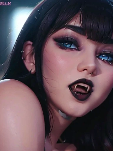 a sexy devious succubus, horns, screaming in ecstasy, ominous, hourglass figure, wicked, erotic mood, horror theme, (triadic color scheme:1.5), high quality, , masterpiece, her mouth open wide with eyes closed, mouth open and closed, nsfw.