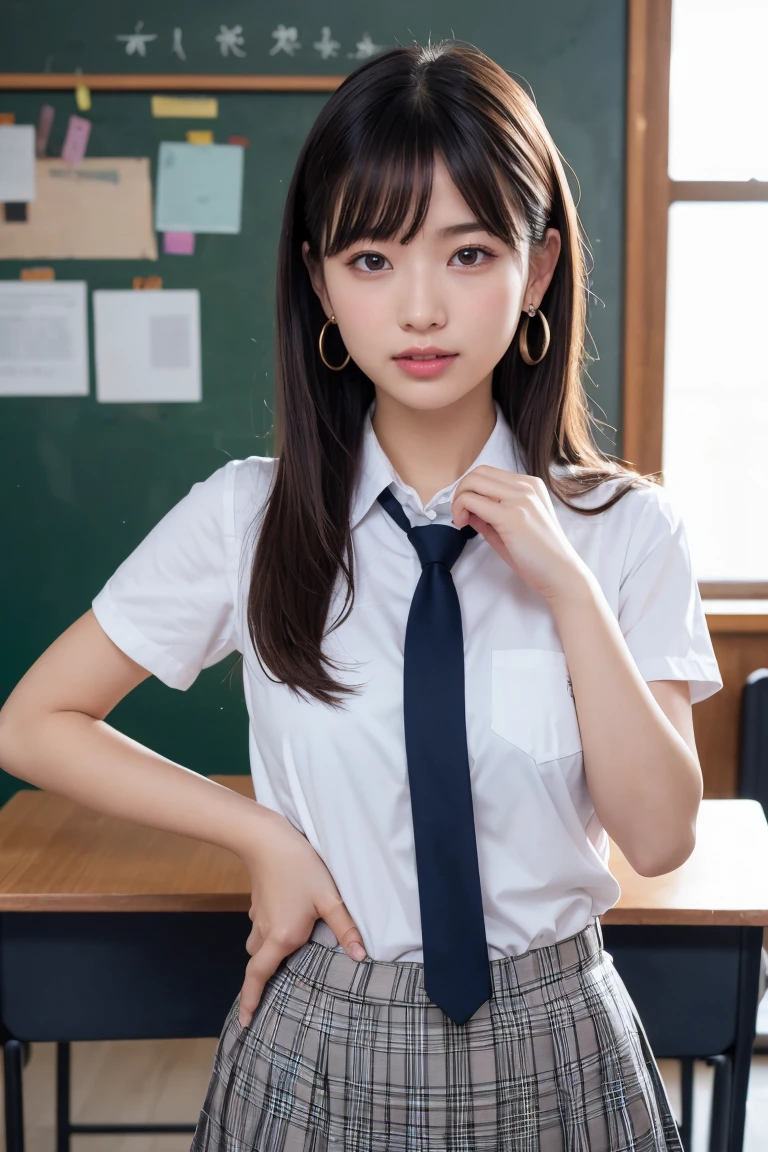 8k, RAW Portrait ,masterpiece、Photorealistic:1.3、Realistic, 超A high resolution, highest quality, Real Life Photos ,( At night :1.1),
(((1 girl:1.3))), (((深夜のIn the classroomパンティー見せつける1人の女の子:1.3)))、((Japanese high school uniform:1.4))、((school uniform、pink vest、Pleated skirt、A bow tie)),Slender body,、In the classroom、
big, beautiful, beautiful目, Black Hair、 ((Dark brown eyes:1.5))、(Realistic skin texture:1.3)、(Immersive atmosphere:1.0、Chiaroscuro:1.2) 、(Look Viewer:1.5)、((Embarrassing:1.5))、(Laughter:0.95)、((My cheeks are red.:1.3))、(Top view angle:1.5)、((Please lift up your skirt and show me your pants..:1.5))、((Under the skirt))、(((Small panties:1.5)))、Face close-up:1.8、