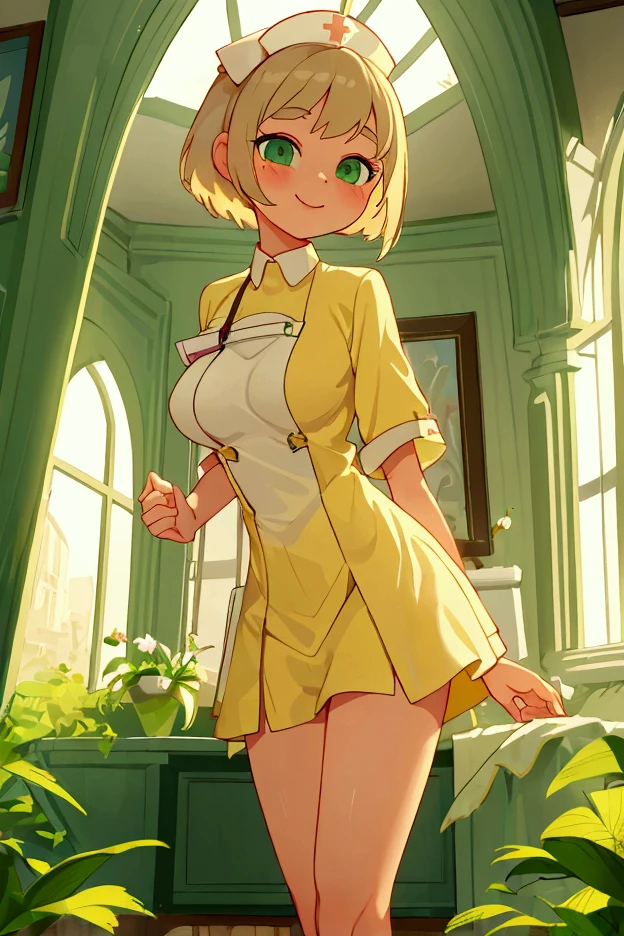 Master Parts, Best Quality, Render Jobs、。.。.。.。.。.。.3D Styles、。.。.。.。.。.。.3DMM、。.。.。.。.。.。.3D, 1girl in, Soio, yellow hair, hitornfreckles, jewely,cold sweat、 (Embarrassed look)、(((seated and restrained)))、(((Tied behind your back)))、((((M-shaped legs))))、Upper body indicates、Realistic, full length, Clear and simple background, yellow fringe, (Long Skirt Dress)、(((Nipples visible from the chest)))、looking at away, Short bob hair, Separated lips, green colored eyes, gargantilha, makeup,, Beautiful teeth, Yellow shoes、、(((Focus on)))、(((I can see my)))、(((Realistic teats)))、Small、are small、the shape of the papilla is visible、(((The shape of the nipple is clear)))、((pointed papillae)
