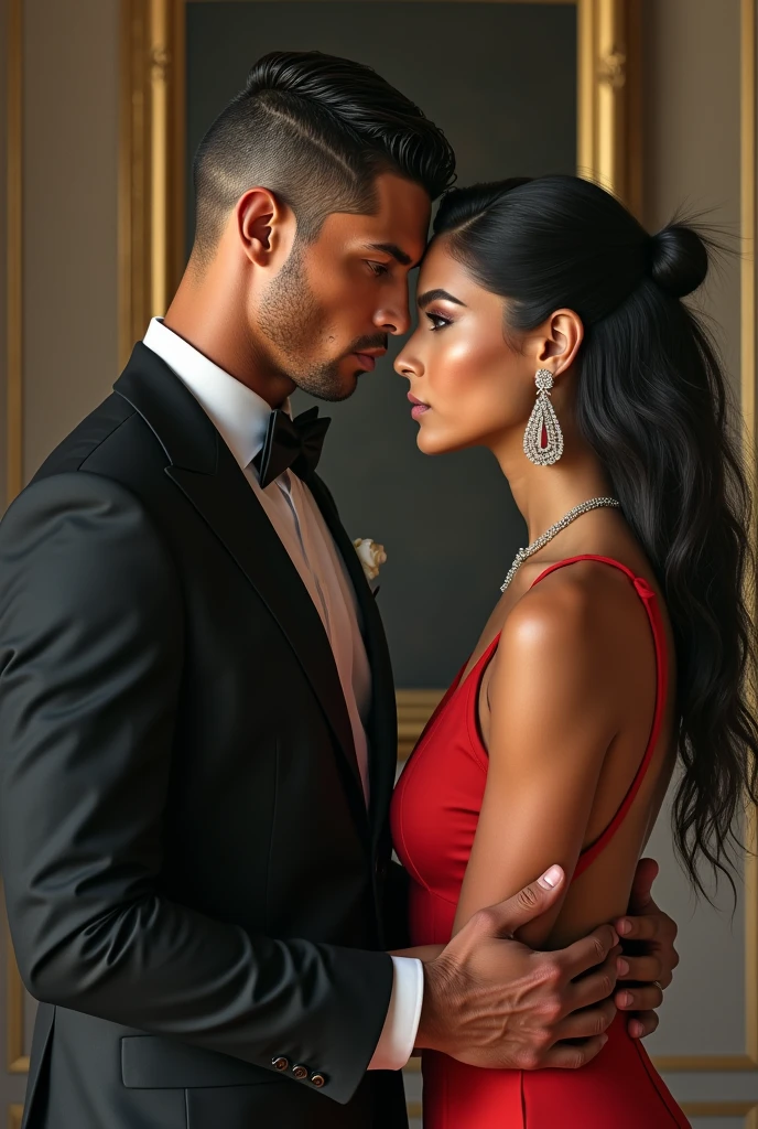 Cristiano Ronaldo six with gorgina Rodriguez