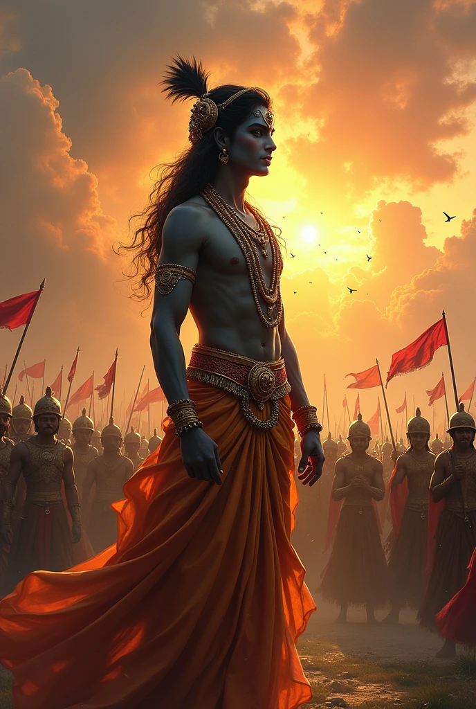 Shree Krishna in Mahabharata Yudh