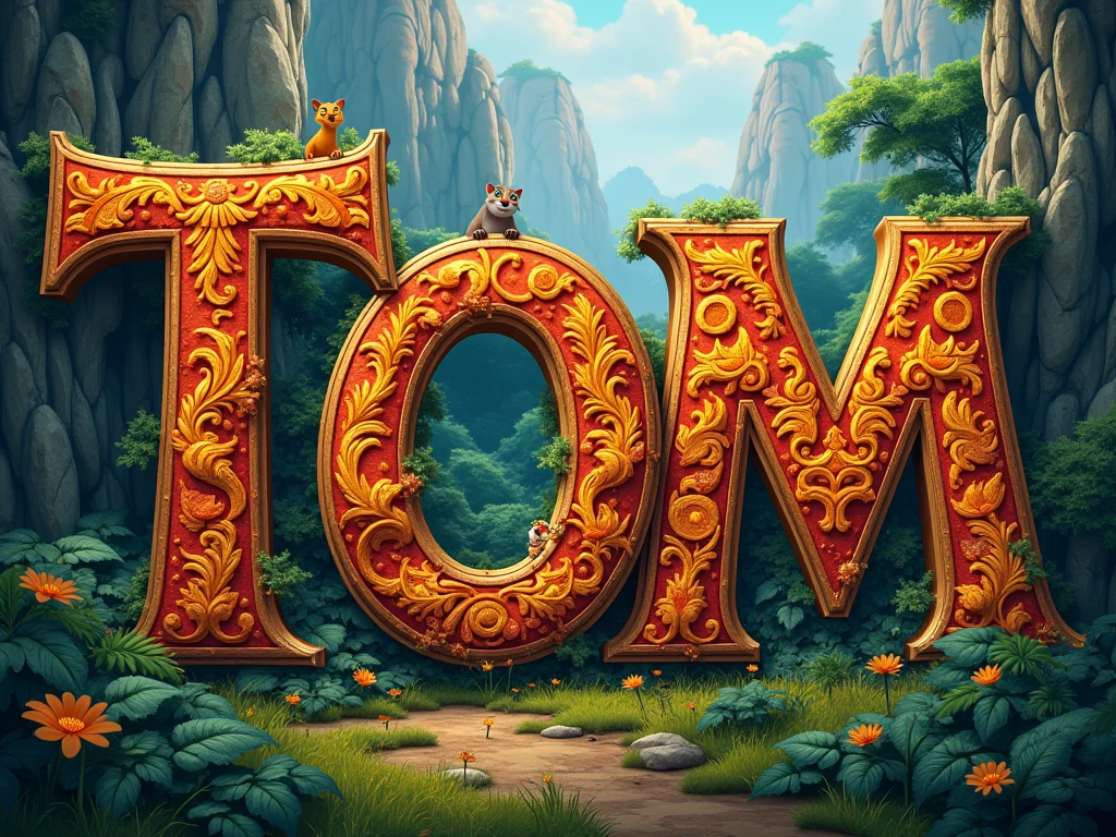 Image of the name "Ronalie" in 3d pooh theme design