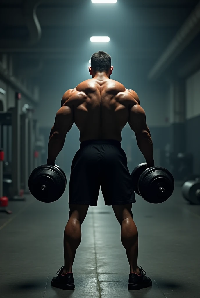 Back pull in bodybuilding