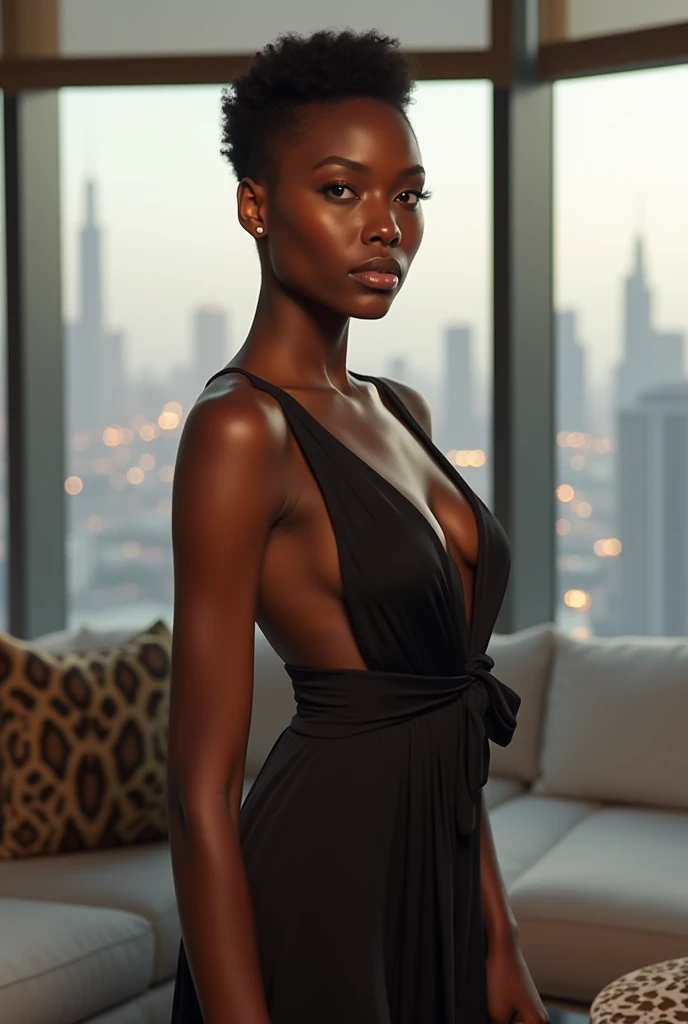 Paparazzi photographed a scantily clad woman with short hair, Portrait photo of a beautiful young woman, looks like Grace Kelly, wide hips, in RAW format, High-neck bodysuit and high-waisted trousers............, natural lighting, Peter Lindbergh, Detailed Face, UHD, absurdress, epic scene composition, cienatic look, Fujifilm XT3, dslr, hiquality, Film grain