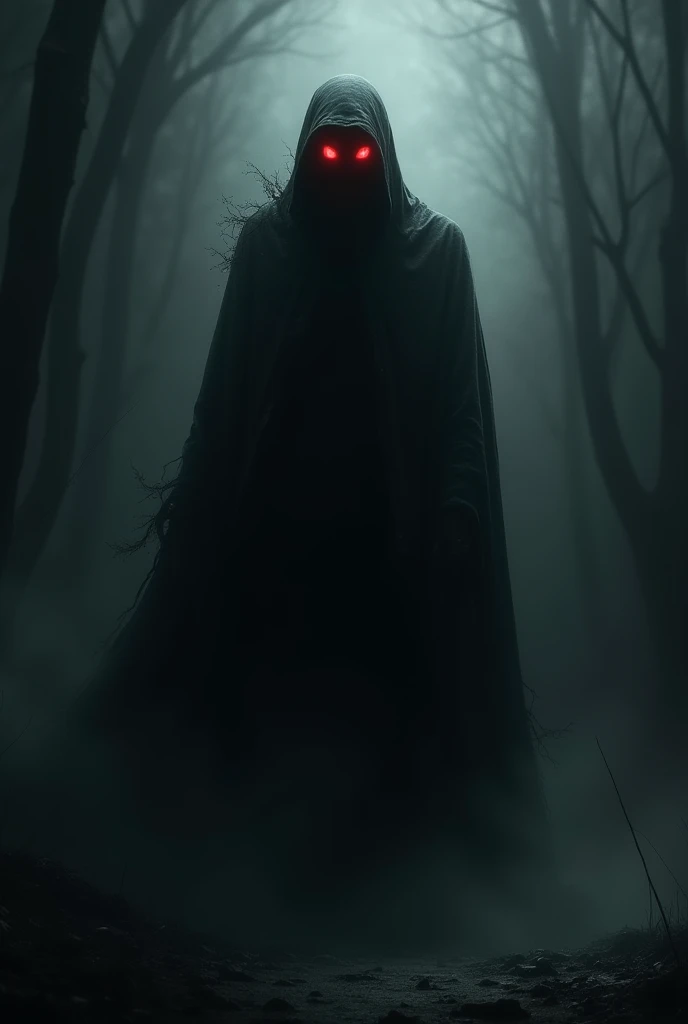 The figure was more distinct now, his form darker than the night itself, with long, spindly fingers that seemed to stretch out toward Ethan. But what terrified Ethan the most were the eyes—two pinpricks of red light that bore into his soul.