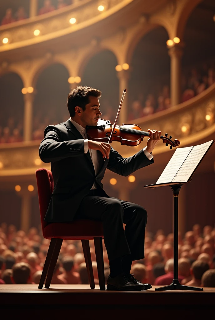symphonic musician getting money for playing