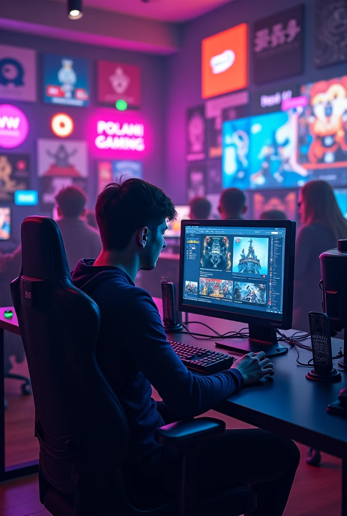 YouTube Gaming Background 
