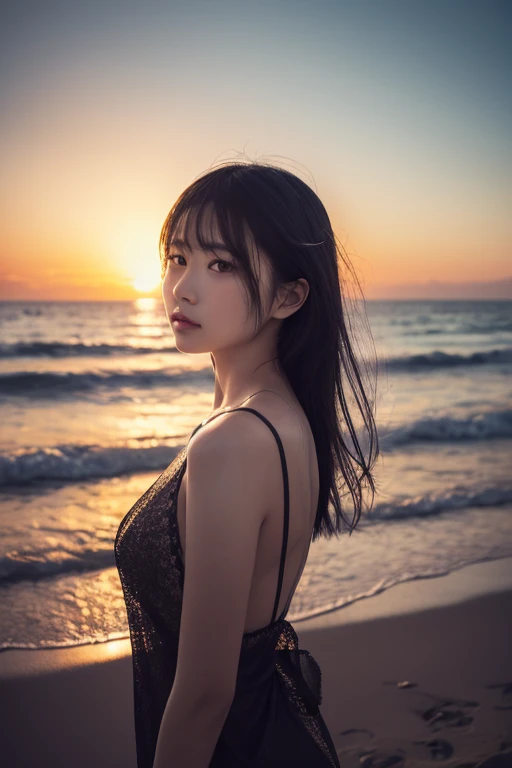 (full body:1.3),nsfw,(nude:1.5),Hyper Reality: 1.35), (Realistic: 1.4), Beautiful Japanese Women, smile, Alone. ((( no makeup in the coal mine))), masterpiece, high quality, high quality, Alone, very nice, Puberty, Only Girl, Well-trained slender body, Muscular, slender body, (( Super Huge Breasts:1.4)),(((ロケットおっぱい))), (high quality)),(( so delicate and beautiful)),(( depth synthesis is very shallow )), ((Incredibly shallow depth of field)). familiar, (( so delicate and beautiful)), ((( depth synthesis is very shallow ))), ((( unbelievably absurd ))), Dark brown hair, let your boyish bob hair flutter, Shag Hair, wolf cut, Big Hair, windで揺れる髪, Slim Body, ((( smaller ))), Like a salon model, cool face :1.4, Androgynous facial features,(:1.3) ,(final:1.2),(Vulgar:1.3),(Ridiculous:1.1),(steam:1.1),(Wet:0.8),(trembling:0.8),(tears:0.7) ,( drools:0.6),(sweat:0.8), opens her mouth, poor, Dynamic Angle, Focus on women, {Particles of light}, detailed background, Soft Writing, (dramatic), sunset, very beautiful sunset, live-action, Realistic, (Blurred Background), (((skinnybody))), (((wind))), ((Movement)), ((Emotion)), ((colorful)), ((baby face)), Wither, Ocean Background, ((( cowboy shot))),(((nsfw))),URZAN-6500-v1.1, (Raw photo:1.2), (Photorealistic), Beautiful detailed girl, Very detailed目と顔,((Pant voice)), Beautiful and fine details,(whole body) (scrawny:1.8),File size is big, nsfw(Huge ), High resolution, Very detailed, Highest quality, [masterpiece:1.6], Awareness-raising, Very detailed, In detail, Highest quality, HVery detailed uniform 8k wallpaper, Cinema Lighting, One Girl、、Cute Japanese 、nsfw((((skinny body))))、Perfect figure、nsfw,(nude:1.5),nsfw,((lying, on back,irresistible,M spread legs, Woman,missionary)), nsfw,(M open leg,at bed:1.3)big, longbreasts、[Long Breasts、Heavy chest、H Cup:1.8]、Cute droopy eyes、Beautiful big eyes、nsfw[sexual excitement:1.1]、[Lying in bed:1.5]、Raise your hands、 smile、Shining Eyes、Accentuate your cleavage、Big breasts