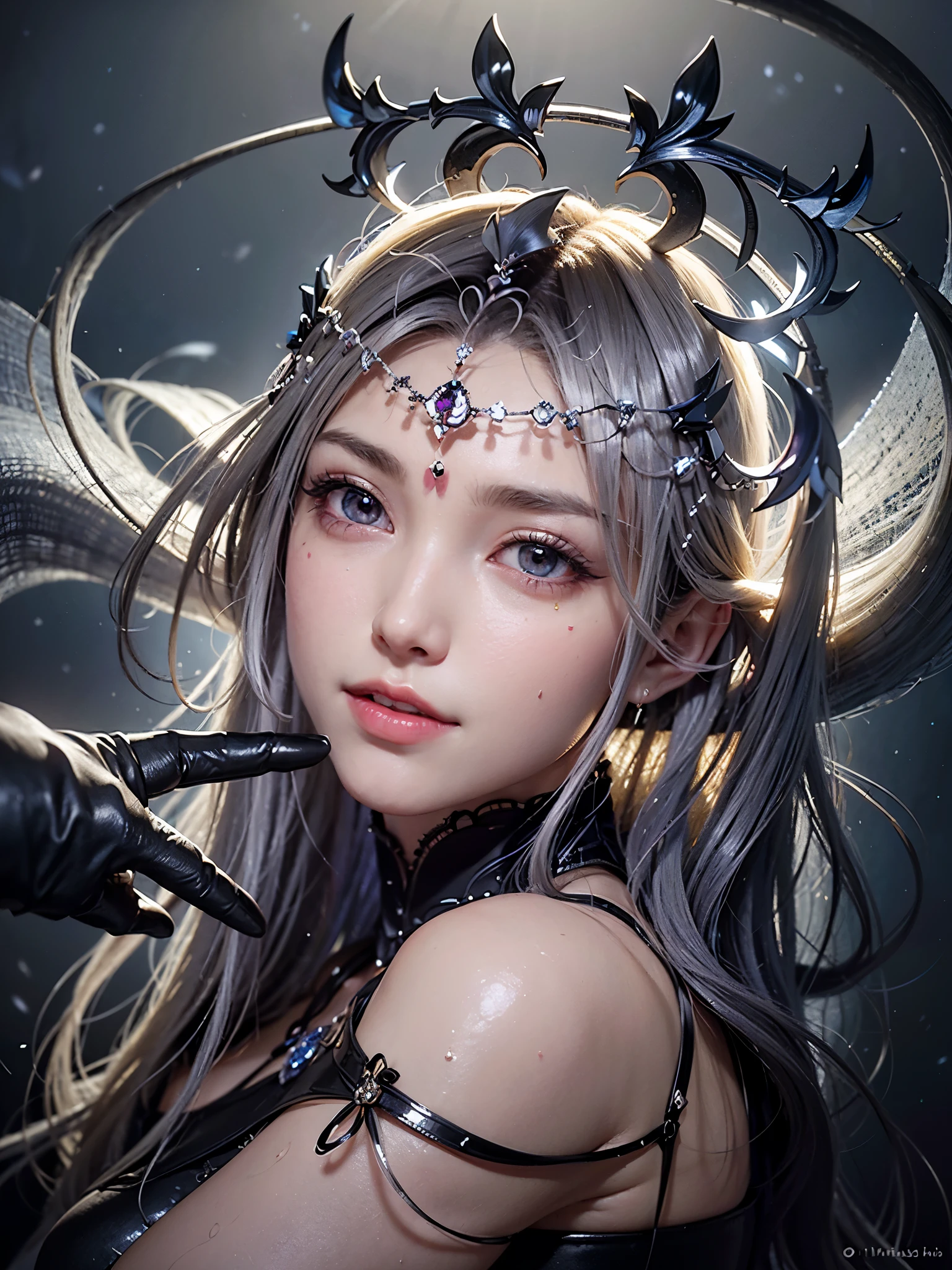 Super beautiful glowing eyes、 SkirkGI, red eyes, long hair, white hair, blue hair, hair ornament, with her arms tied by a rough rope、perspiring、Ropes tied her body、a wet body、Rough rope that cuts into the crotch、A large amount of fluid flows out of the crotch、put one foot on a rough rope、tied up with ropes、Strongly tied up、Hands tied、legs hanging in shackles
(8K, Raw photography, Top image quality, masterpiece: 1.4), The ultra -The high-definition, (realisitic, Photorealsitic: 1.48), Beautiful and charming woman in fashion trend, full body Esbian: 1.6, Holding flowers, Random hairstyle, Woman at sea, tight slip dress random color, The wind blows hair, themoon,delicate sexy collarbone, Covering the chest, charming goose egg face, Double eyelids, Smart peach blossom eyes, Pink lips, small upturned nose, Bare shoulders, Focused face, facial close-up, Ultra-high definition, Super Detail, Ultra-thin and transparent, Fresh and good, See-through, red seeds