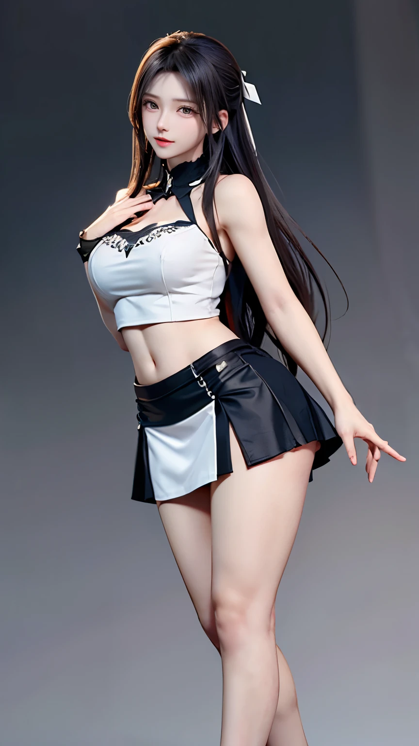 (highest quality, 8K, 32k, masterpiece, UHD:1.2), (Raw photo), (realistic), (photorealistic:1.2), (High resolution), huge file size, Super detailed, a7SIII., serafuku, masterpiece、3D、realistic、Ultra-microphotography、Detailed and best quality、Super detailed CG Unity 8k wallpaper、full:1.3、stand、from below、intricate details、(1 female,housewife)、30 years old、Dynamic English、((A gorgeous golden tiara on the forehead:1.4、Metallic black pleated mini skirt:1.2、Black Pre-Gated Mini Skirt:1.1、、Black gloves on elbows:1.1、big black collar、black sailor collar、Red brooch))、(red eyes,SetsunaMeiou
hair_good, ,(masterpiece, highest quality:1.2), 1 girl, alone,Are standing_Split, food yuuki, brown eyes, black hair, hair ornaments,long hair,,(masterpiece, highest quality, realistic, High resolution, photo shoot, :1.3), Extremely close up shot, sharp focus,Japanese , hot models, abdomen, Highly detailed eyes and pupils, realistic skin, slim body shape, cleavage, highly detailed hair, delicate and sexy face, vision, glossy lips