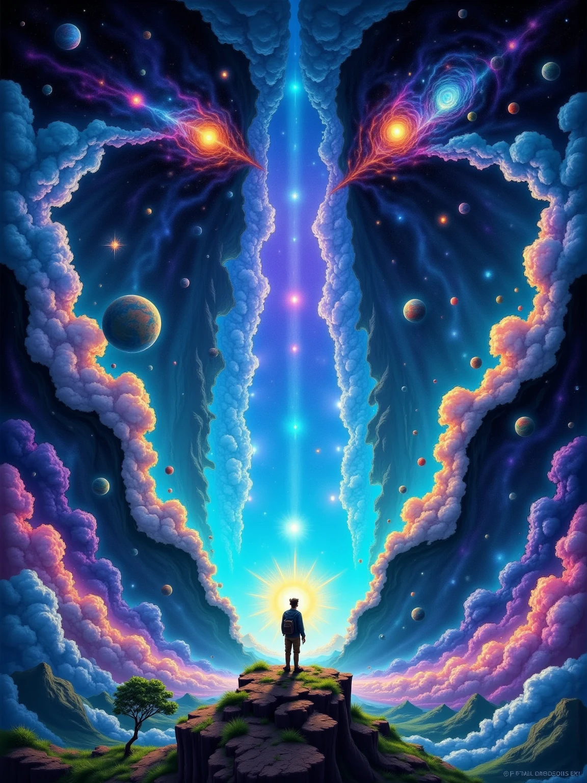 illustration， minimalism， Surrealism ，Chinese style，advanced，Contrasting colors，Weird Aesthetics ，Chinese aesthetics，Melancholy， atmosphere under the stars， A cosmic roaming rhapsody ，The portrait is blue ， with a blue hairpin ， blue mixed with black ，Blue is a light born in darkness，Light Sensitivity， atmosphere under the stars