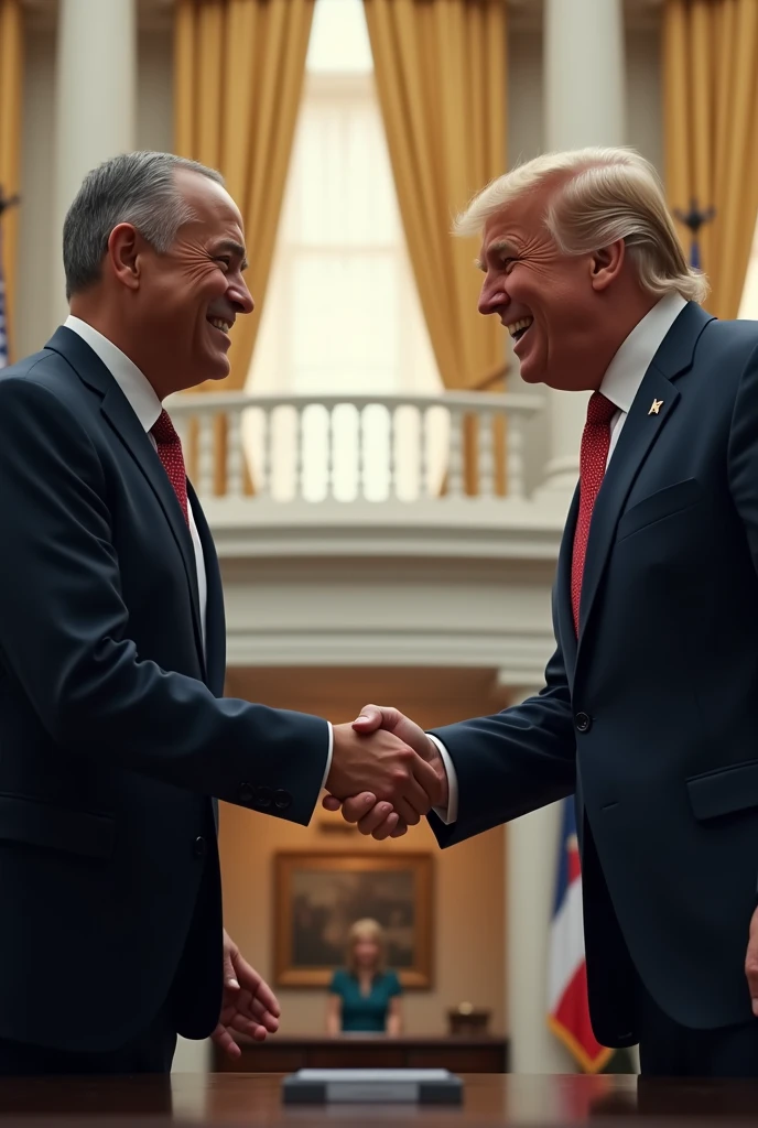 Donald trump congratulating "derek chauvin" for killing a guy named "george floyd"