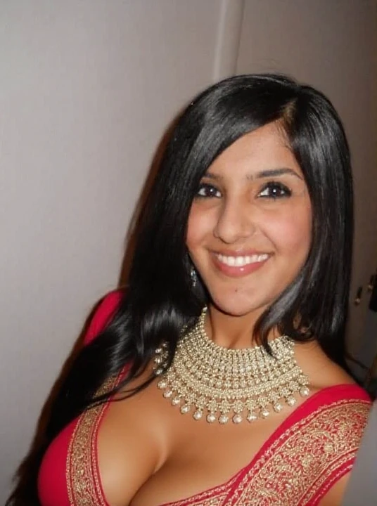 black hair, hair bobbles, wince, longeyelashes, solid circle eyes, fake animal ears, light smile, ear blush, fang, ccurate, Surrealism, drop shadow, anaglyph, stereogram, tachi-e, pov, atmospheric perspective, 8k, super detail, best quality and the imge should be indian girl