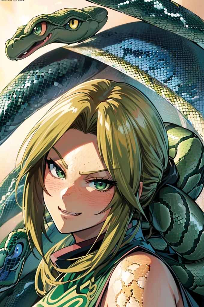 8k(((((Ecstatic Face)))))8k(((Blushing)))(woman,Huge ,very red lips,Big Ass,Narrow waist,Long legs,Green Eyes立っている)) 8k(((Anime Style,A sloppy smile,What we are looking for,Face mischievous face,The facial expression is accurate)))8k(((((Anime Style)))))8k(((((Anime Style))))) 8k((Anime Style,A sloppy smile,What we are looking for,Face mischievous face,The facial expression is accurate))8k(Anime Style)8k(((((Anime Style)Green Eyes))))8k(((((Green Eyesの描写しっかり))))) 8k(((((Staring at me)))))   8k((((snake:1.3))) 8k(((((snakeの女))))Older Woman