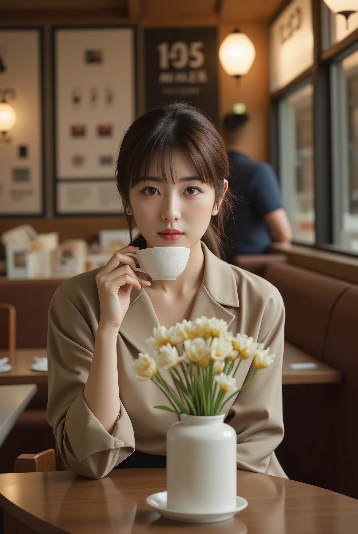 IMG_0004.png, a korean woman, in Café