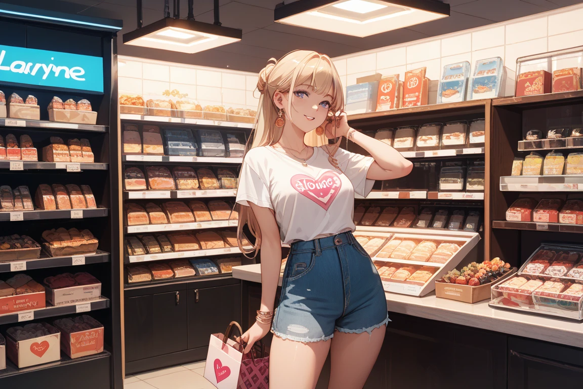  Valentine、Shop、busy、 there are no humans