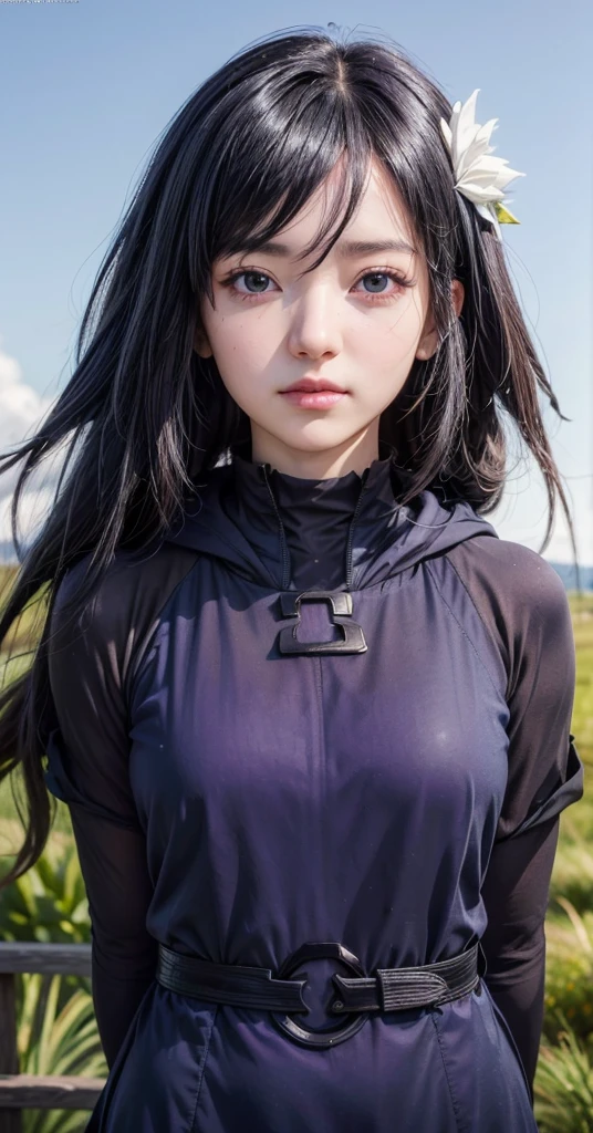 masterpiece, best quality, (realistic,photo-realistic:1.4), (RAW photo:1.2), extremely detailed CG unity 8k wallpaper, delicate and beautiful, amazing,finely detail, official art, absurdres, incredibly absurdres, huge filesize, ultra-detailed,extremely detailed eyes and face,light on face,sinon,(little smile),(long hair:1.4),(nature background:1.4),(sidelocks:1.4),(black hair:1.4),(black eyes:1.7),(blue cloak:1.5),(**** girl:1.5), (wearing honkai impact outfit:1.5)
