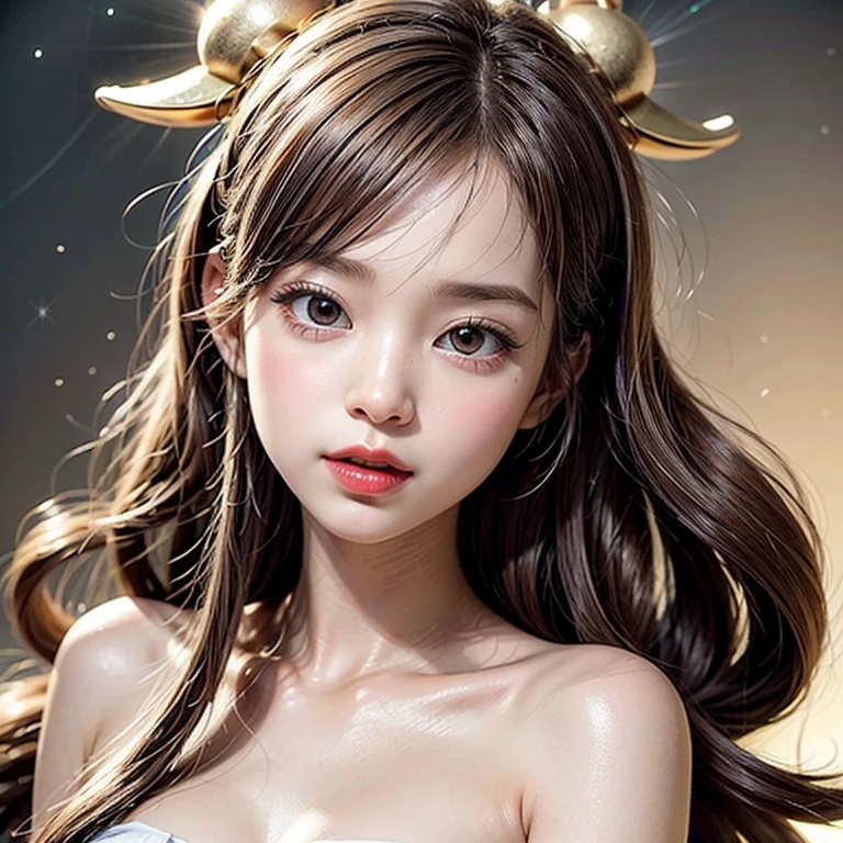 NSFW, 8k, High-level, absurd, masterpiece, best quality, primitive, very detailed CG, very detailed wallpaper, perfect lighting, Extremely detailed (((The personifying " Shenron " as a Little Girl))), MysticSight, Tyndall effect, Tyndall scattering, Studio gray background with (many Dazzling RainbowColor particles BokeH:1.28), (RoundlyButts, ThighGap), (Exposed:0.4), (Assfocus with looking ahead), BREAK (NOGIZAKA face variations) Extremely Detailed very KAWAII face variations, perfect anatomy, Childish, captivating gaze, elaborate detailed Eyes with (sparkling highlights:1.28), long eyelashes、Glossy RED Lips with beautiful details, Coquettish tongue, Rosy cheeks, Radiant PearlSkin with clear transparency . { (Dynamic LifeLike expressions:1.4) | :d) }, (large eyes:-1) .