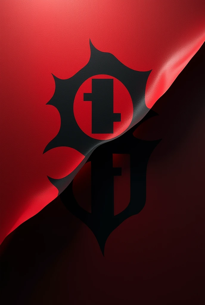 Red font under which she hides a black k logo